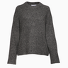 White + Warren Donegal Easy Crewneck Speckled Charcoal