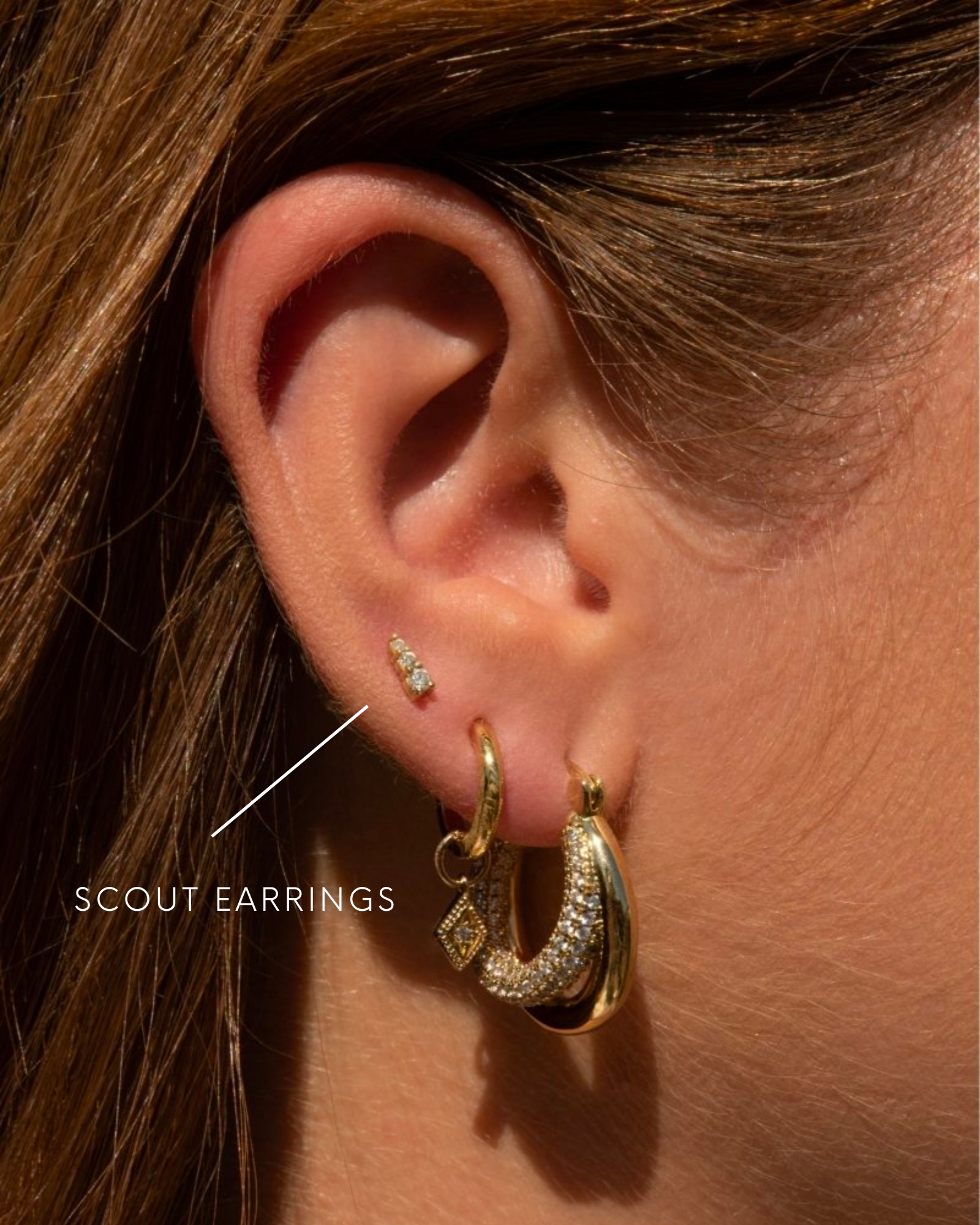 Five and Two Scout Earrings