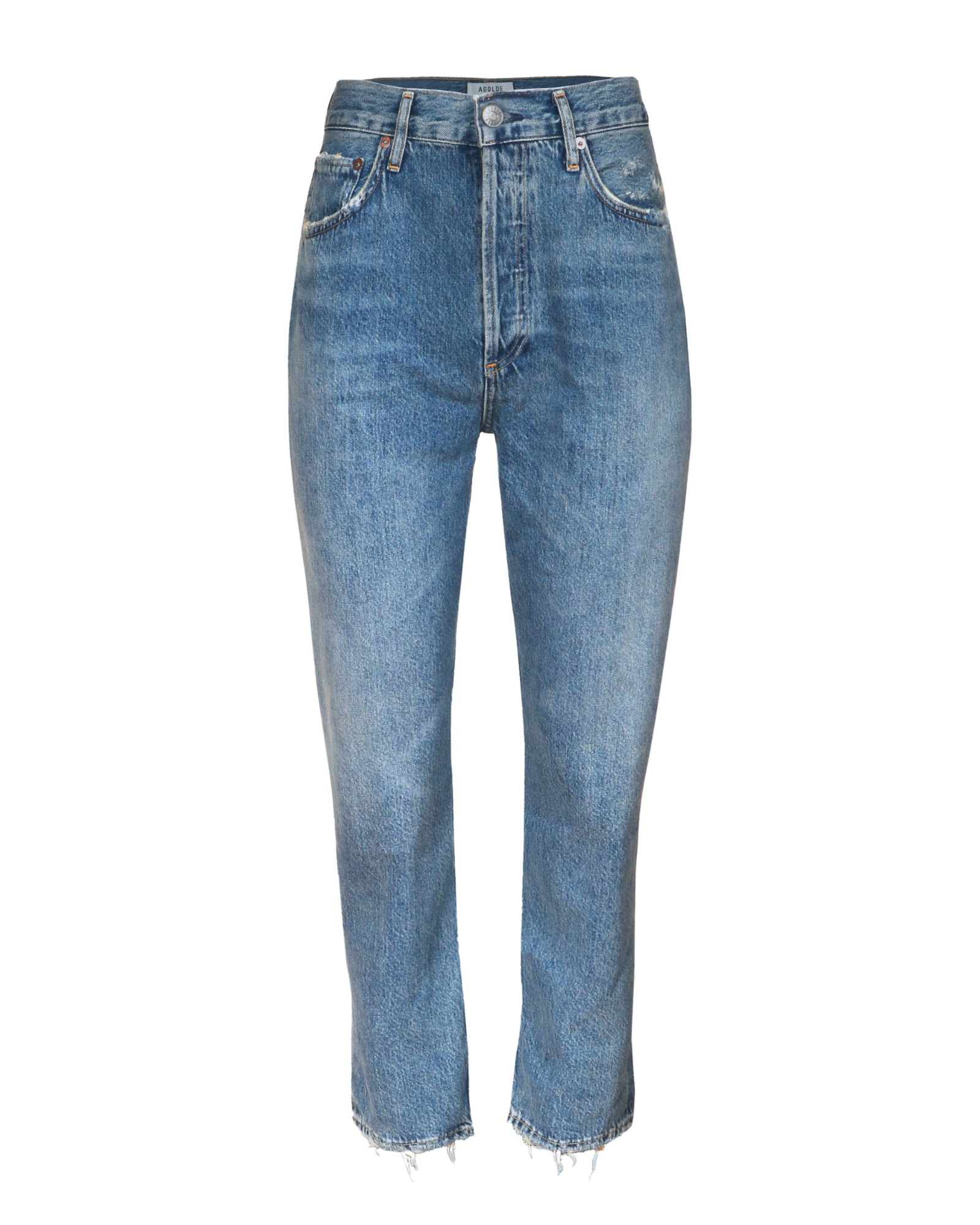 Agolde Riley Crop Jean in Frequency