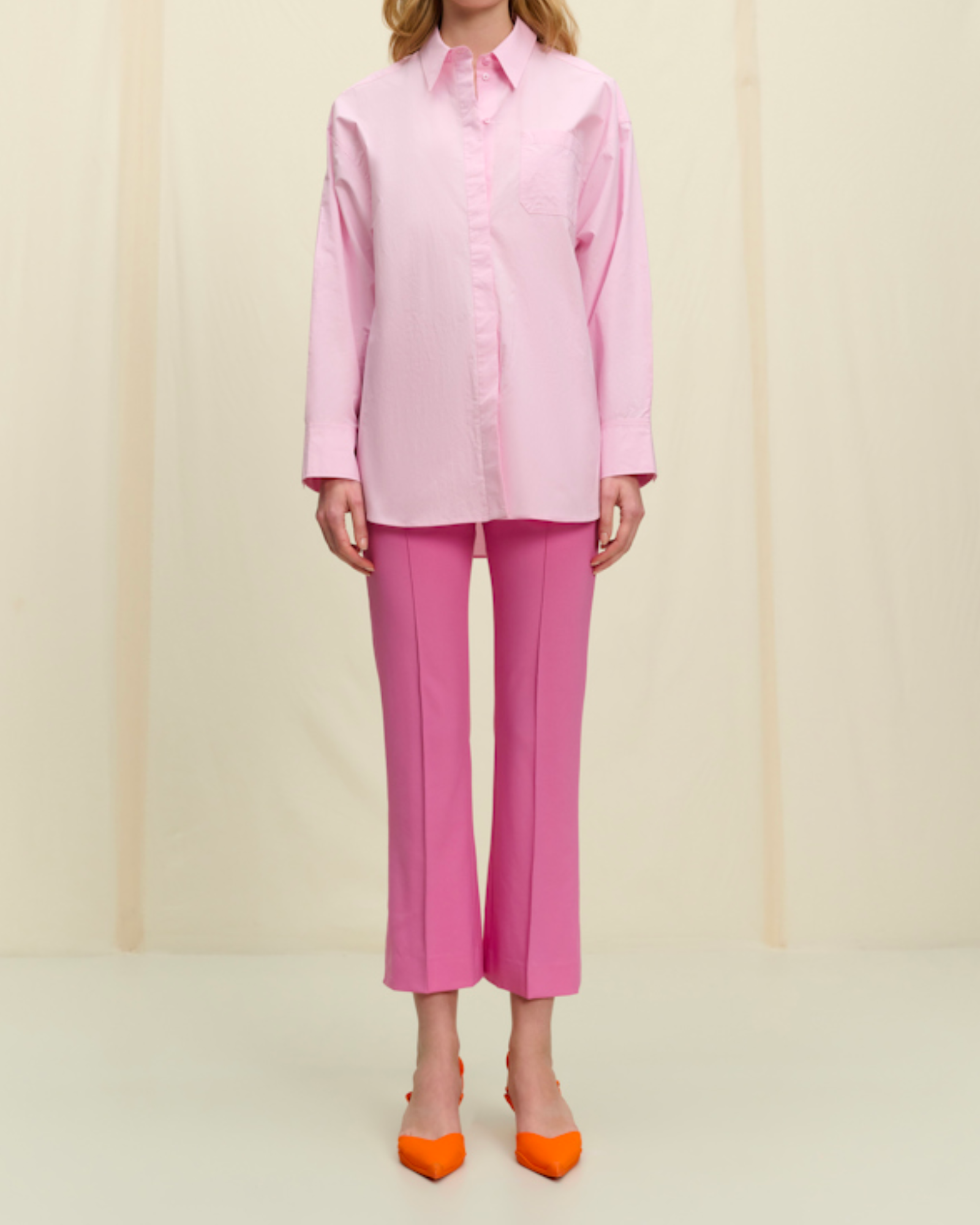 Dorothee Schumacher Cotton Coolness Blouse in Light Pink
