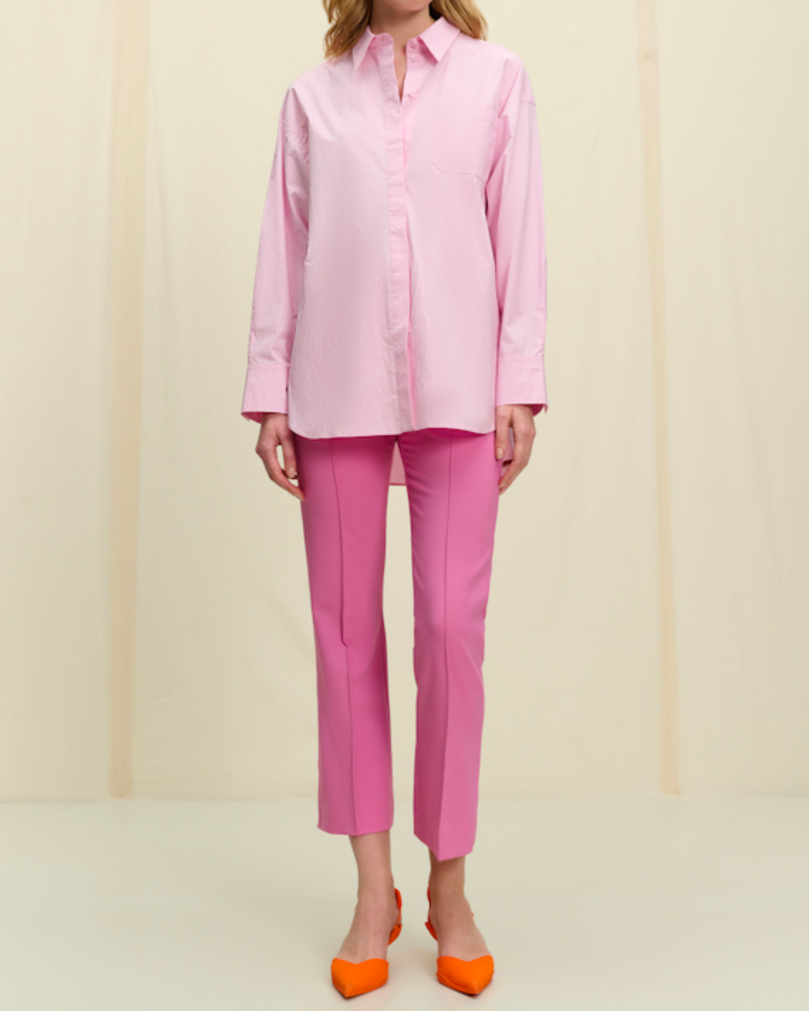 Dorothee Schumacher Cotton Coolness Blouse in Light Pink