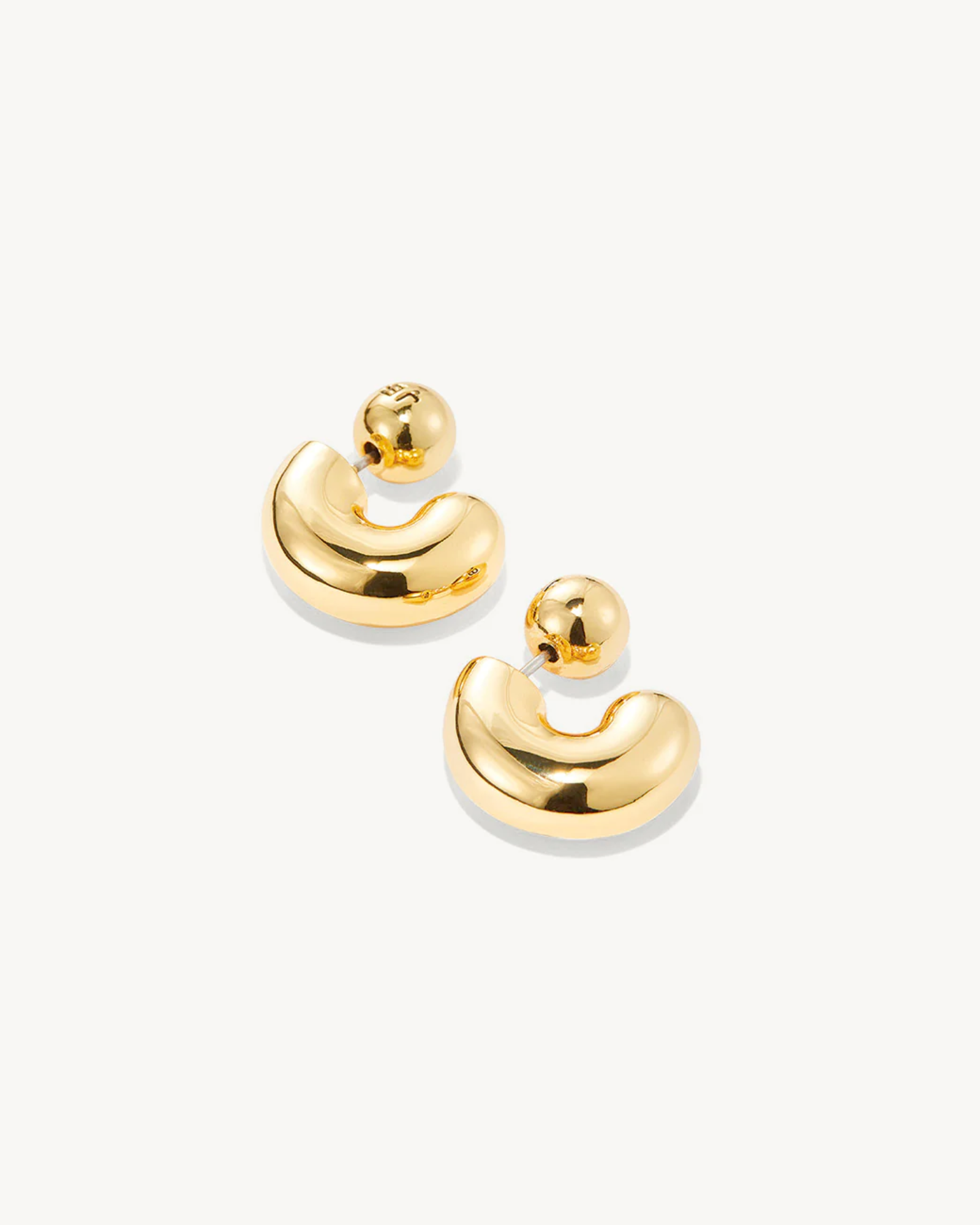 Jenny Bird Small Tome Earrings in Gold
