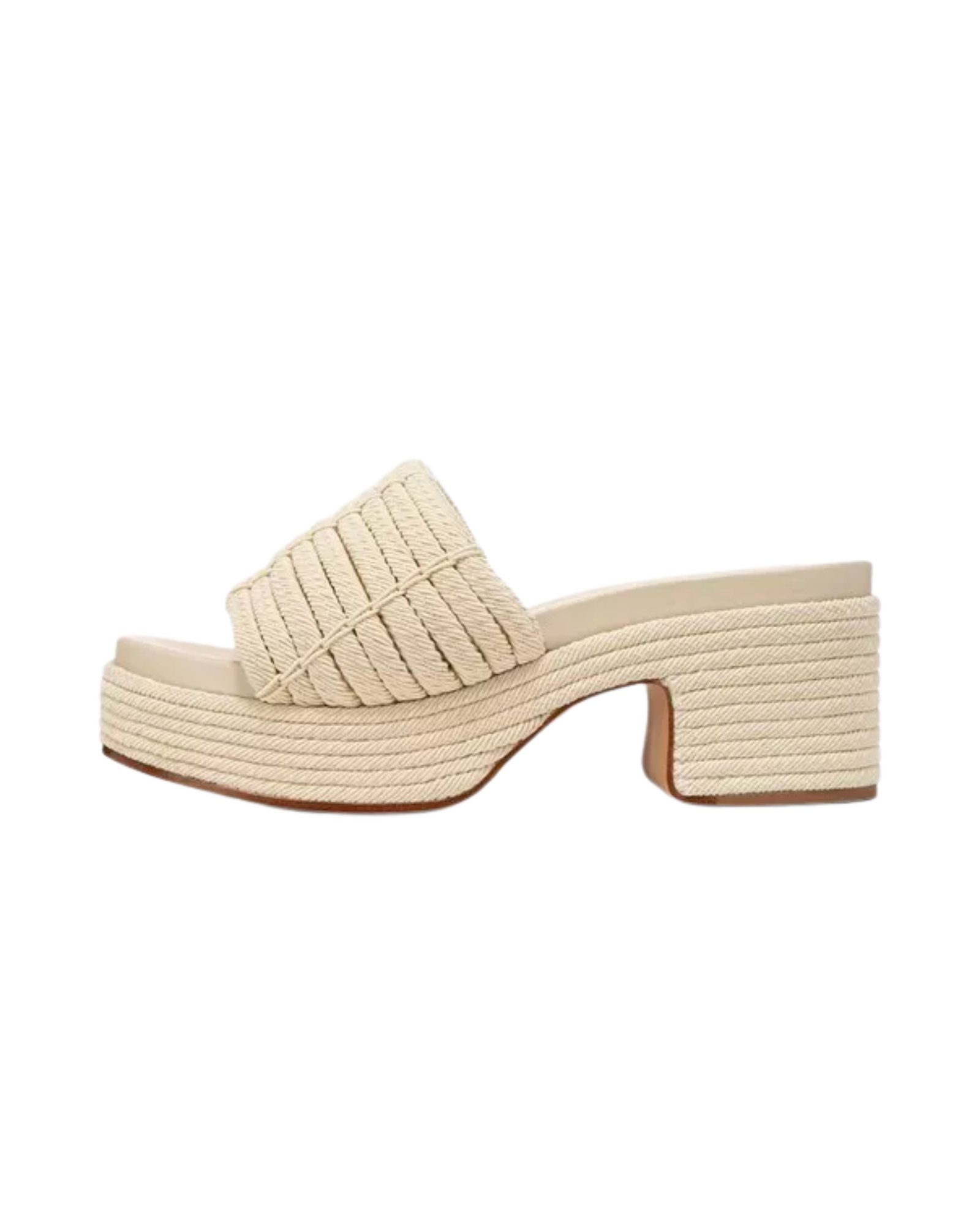 Vince Margo Cord Sandal in Marble Cream
